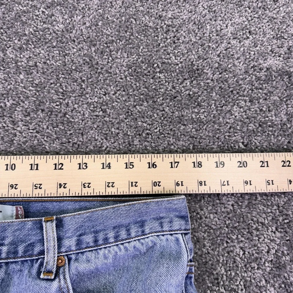 Vtg Levis 505 Jeans Mens 36x25 Blue Regular Straight Denim Light Wash Logo Work